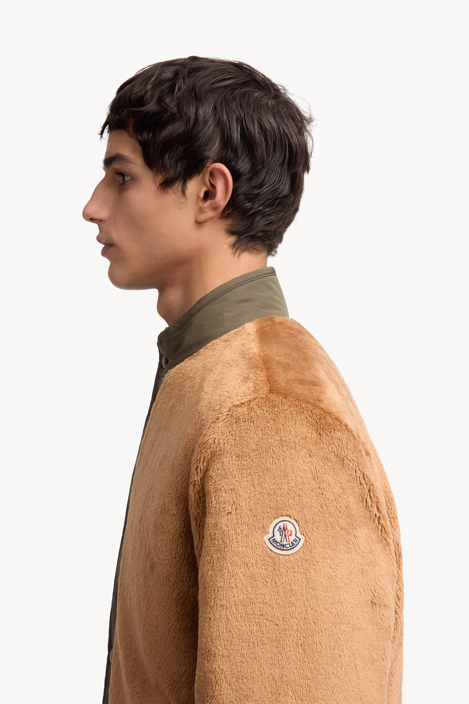 Rentignat Reversible Teddy Short Padded Jacket Men Camel Beige Moncler 4